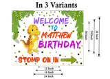 Dinosaur Theme Birthday Party Yard Sign/Welcome Board