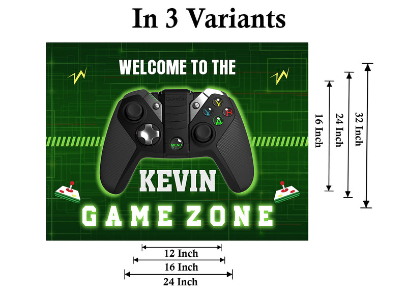 Gaming Theme Birthday Party Yard Sign/Welcome Board