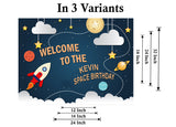 Space Theme Birthday Party Yard Sign/Welcome Board