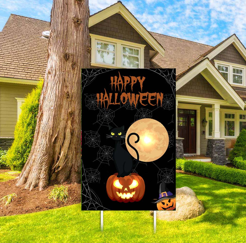 Halloween Party Yard Sign for Decoration