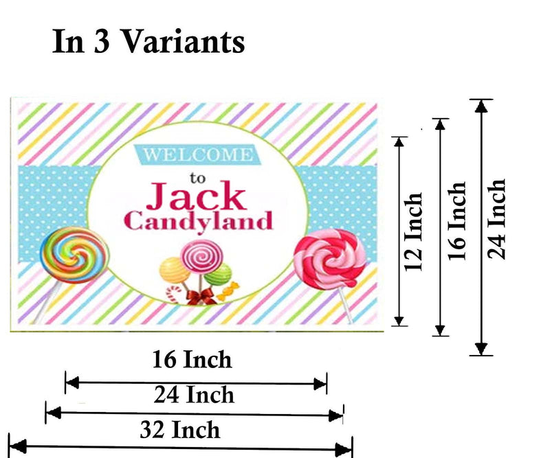 Candyland Theme Birthday Party Yard Sign/Welcome Board.