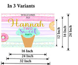 Two Sweet Theme Birthday Party Yard Sign/Welcome Board