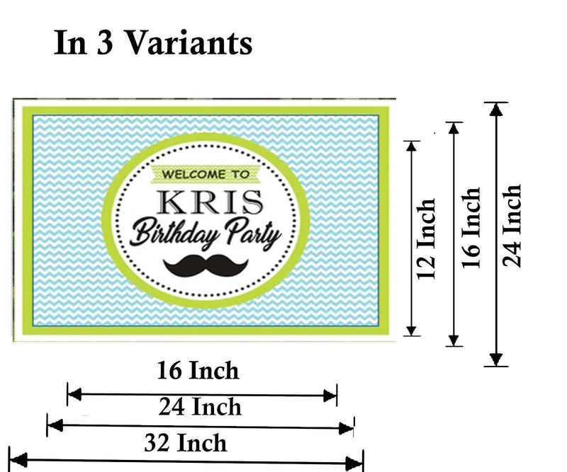 Little Man Theme Birthday Party Yard Sign/Welcome Board.