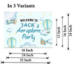 Air Plane Theme Birthday Party Yard Sign/Welcome Board.