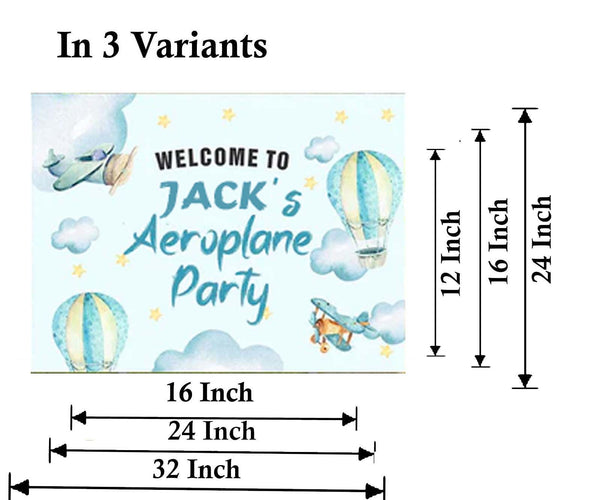 Air Plane Theme Birthday Party Yard Sign/Welcome Board.