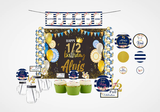 Half Birthday Boys Theme Complete Personalize Party Kit