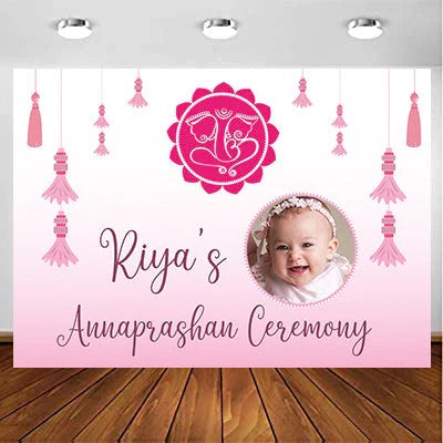 Annaprashana Ceremony Personalized Backdrop