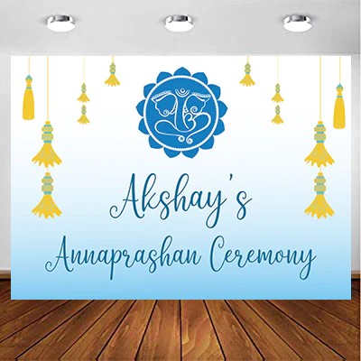 Annaprashana Ceremony Personalized Backdrop