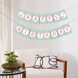 Tea Party Theme Birthday Party Banner for Decoration