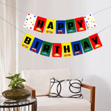 Transport Theme Birthday Party Banner for Decoration