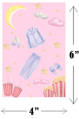 Pyjama Party Theme Birthday Party Banner for Decoration