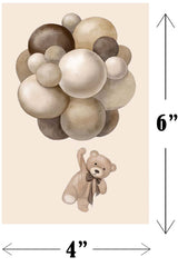 We Can Bearly Wait Theme Baby Shower Party Banner for Decoration