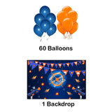 Battlefield Birthday Party Decoration Kit With Personalized Backdrop.