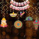 Diwali Hangings and Banner Combo for Diwali Decorations