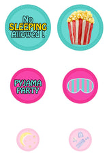 Pyjama Theme Birthday Party Table Confetti