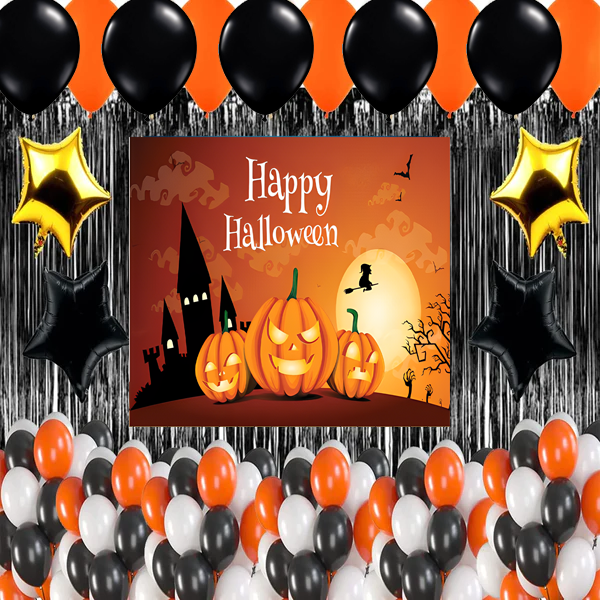 Halloween Party Complete Set with Backdrop