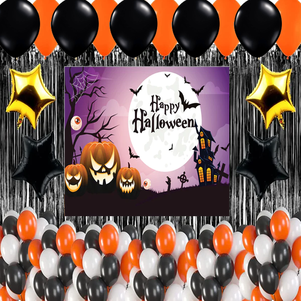 Halloween Party Complete Set with Backdrop