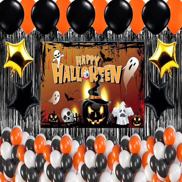 Halloween Party Complete Set with Backdrop