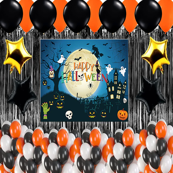 Halloween Party Complete Set with Backdrop
