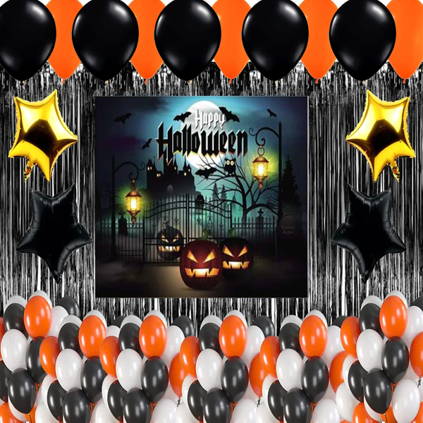 Halloween Party Complete Set with Backdrop