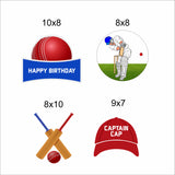 Cricket Theme Birthday Party Theme Hanging Set for Decoration.