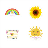 Sunshine Theme Birthday Party Cupcake Toppers for Decoration