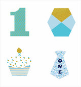 One Is Fun Birthday Party Cupcake Toppers for Decoration