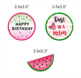 One In A Melon Birthday Party Cupcake Toppers for Decoration