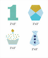 One Is Fun Birthday Party Cupcake Toppers for Decoration