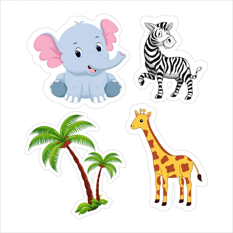 Jungle Safari Theme Birthday Party Cutouts