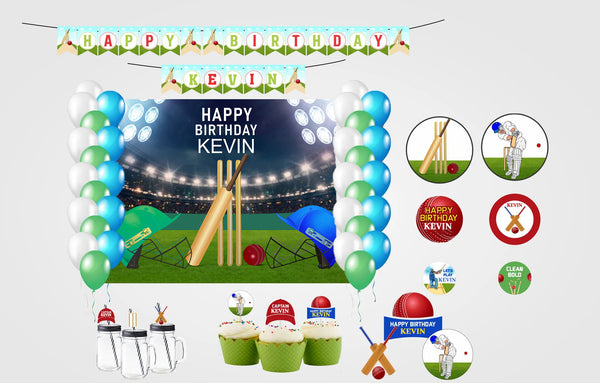 Cricket Birthday Complete Personalize Party Kit