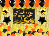 Construction Birthday Party Complete Set with Personalized Backdrop