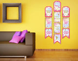 Butterflies and Fairies Theme Birthday Paper Door Banner/ Wall Decoration.