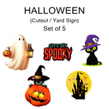 Halloween Party Decoration Cutouts / Yard Sign