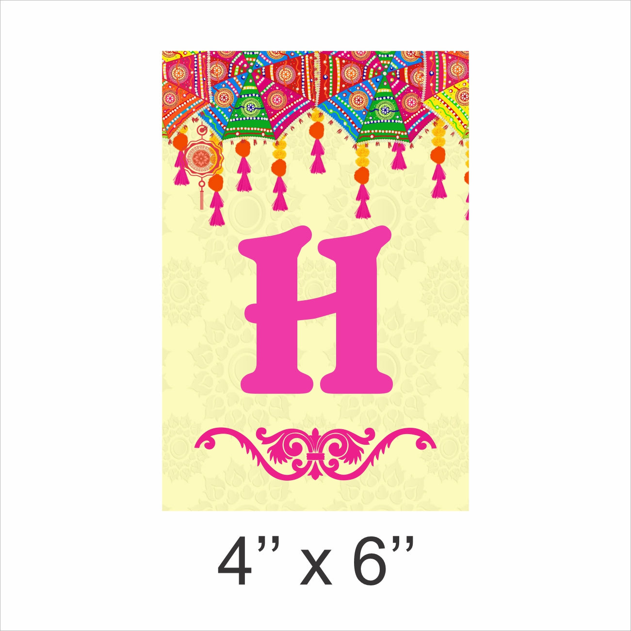 Haldi Theme Wedding Party Banner for Decoration