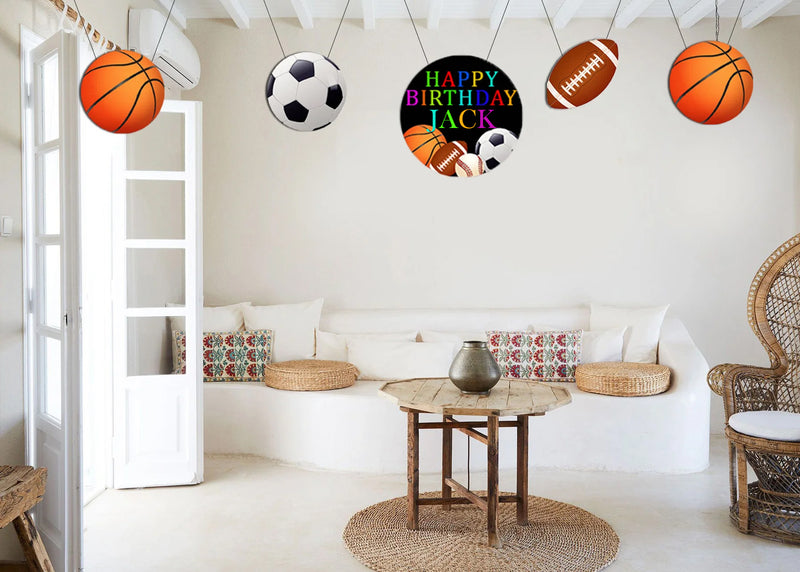 Sports Theme Birthday Party Theme Hanging Set for Decoration