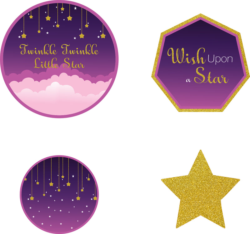 Twinkle Twinkle Little Star Birthday Hanging Set for Decoration