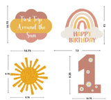 First Trip Around The Sun Theme Birthday Party Theme Hanging Set for Decoration