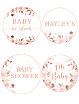 Baby In Bloom Theme Baby Shower Party Theme Hanging Set for Decoration