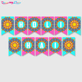 Holi Party Happy Holi Banner Decoration