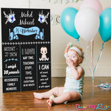 Half Birthday Customized Milestone Sign/Board for Kids Birthday Party