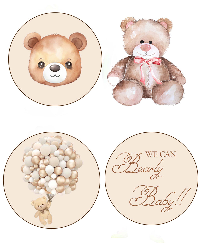 We Can Bearly Wait Theme Baby Shower Party Theme Hanging Set for Decoration