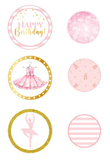 Ballerina Birthday Party Table Confetti