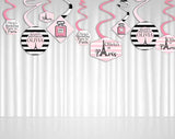 Paris Theme Birthday Party Theme Hanging Set for Decoration