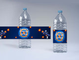 Battlefield Party Theme Water Bottle Labels