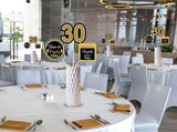 30th Theme Birthday Party Table Toppers for Decoration