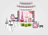 Paris Theme Birthday Complete Personalize Party Kit