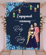 Engagement Ceremony Welcome Board for Decoration