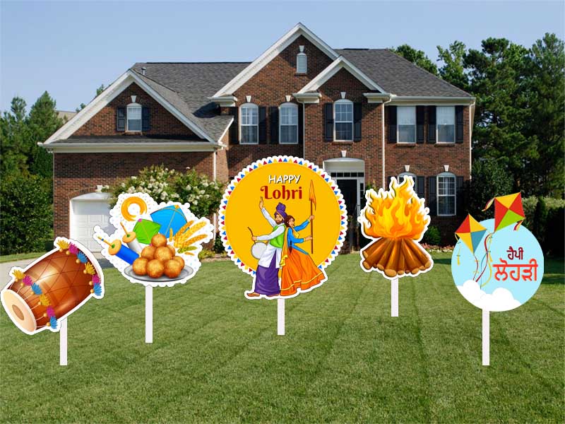 Lohri Party Cutouts for amazing decoration