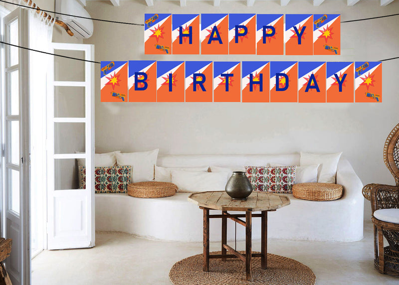 Battlefield Birthday Party Banner for Decoration